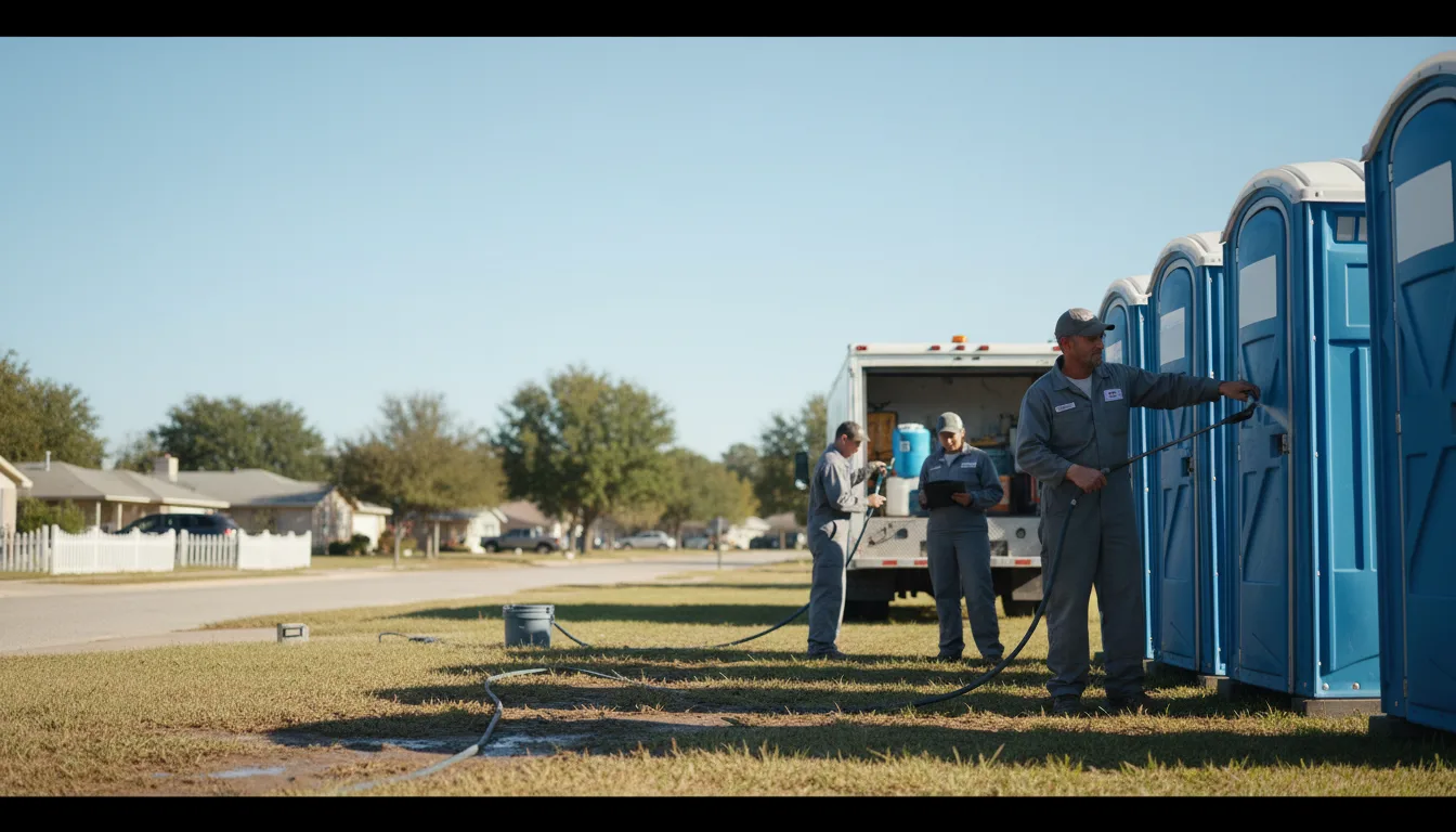 Long-Term Portable Toilet Rental in Fredericksburg, IN near me